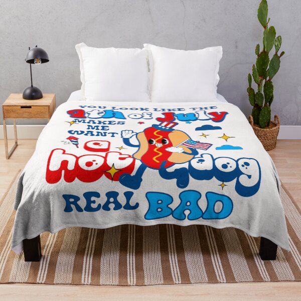 Item preview, 4th of July Hot Dog USA designed and sold by NookMerch97 .
