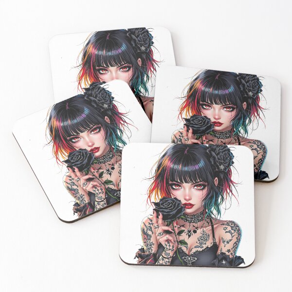 Item preview, punk girl designed and sold by rajdigitalarts.