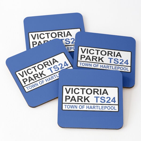 Artikelvorschau, Hartlepool Victoria Park ikonisches Straßenschild entworfen und verkauft von DelfDesign.