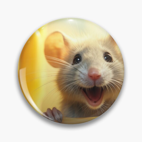 Item preview, funny little mouse eats cheese designed and sold by Mauswohn.