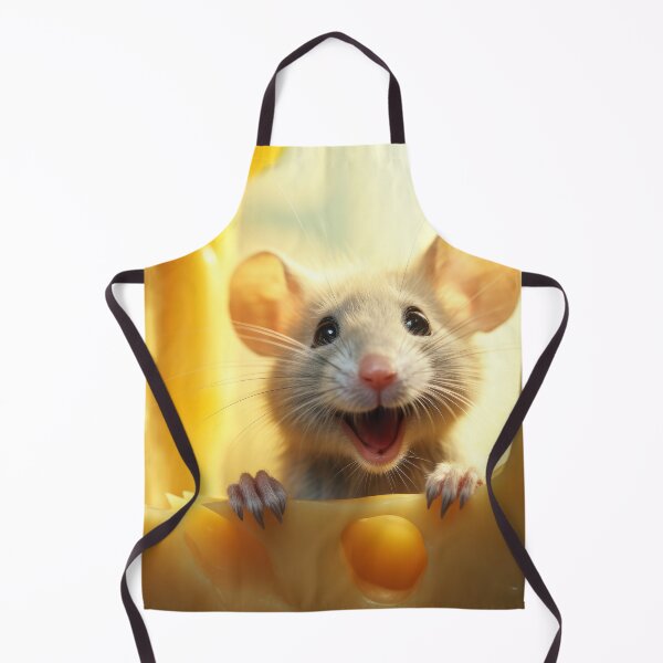 Item preview, funny little mouse eats cheese designed and sold by Mauswohn.