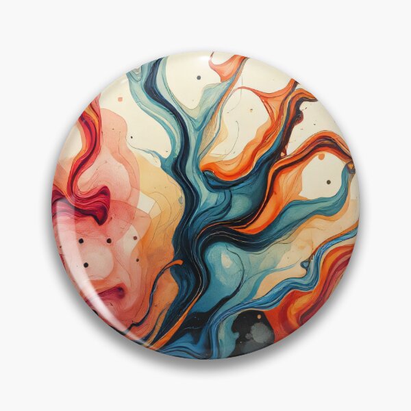 Item preview, Floral Fluidity - Vibrant Abstract Botanical designed and sold by FoisonDesigns.