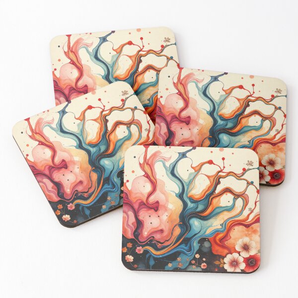 Item preview, Floral Fluidity - Vibrant Abstract Botanical designed and sold by FoisonDesigns.