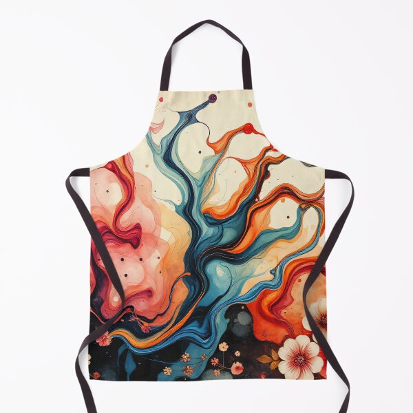 Artikelvorschau, Floral Fluidity - Lebendige abstrakte botanische entworfen und verkauft von FoisonDesigns.