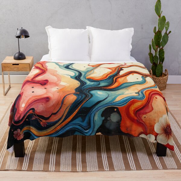 Item preview, Floral Fluidity - Vibrant Abstract Botanical designed and sold by FoisonDesigns.