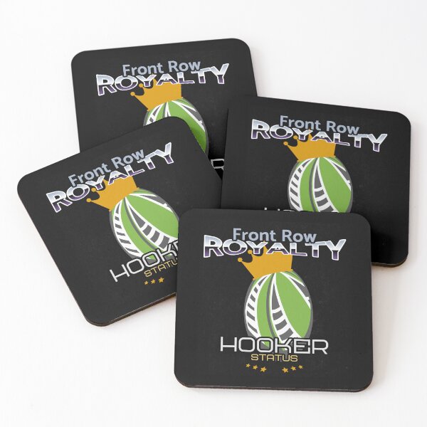Item preview, Front Row Royalty Hooker Status Funny Rugby Women designed and sold by HeavenlyHuesStudio.