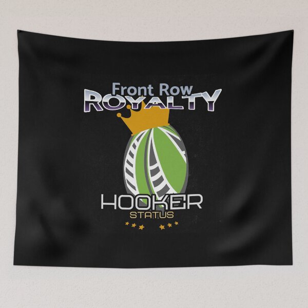 Item preview, Front Row Royalty Hooker Status Funny Rugby Women designed and sold by HeavenlyHuesStudio.