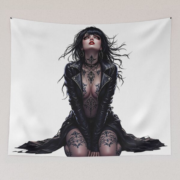 Item preview, punk girl designed and sold by rajdigitalarts.
