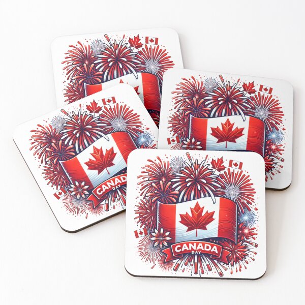 Item preview, Proud Canadian Maple Leaf Fireworks – Canada Day Celebration  designed and sold by Globalcitytees.