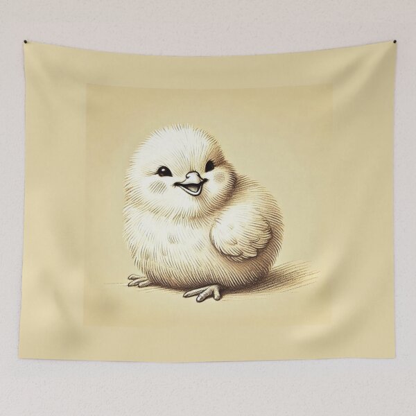 Item preview, Springtime Joy – Vintage Easter Chick Art designed and sold by MoonBliss-co-uk.