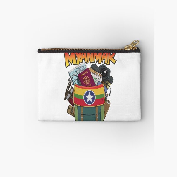 Item preview, Myanmar Burma Asia travel - Myanmar Travel Backpacking Adventure designed and sold by stickercuffs.