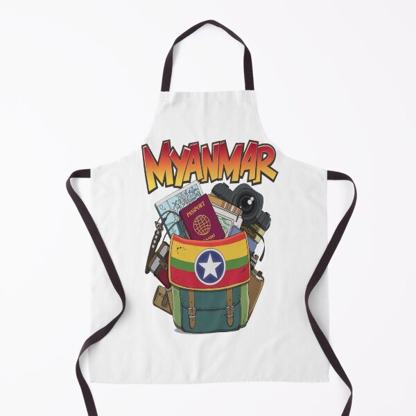 Item preview, Myanmar Burma Asia travel - Myanmar Travel Backpacking Adventure designed and sold by stickercuffs.