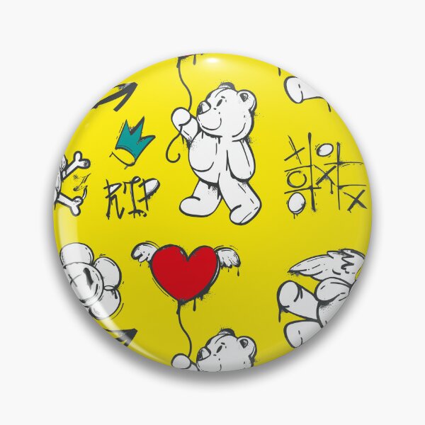 Item preview, cool graffiti pattern, cute teddy bear designed and sold by Mauswohn.