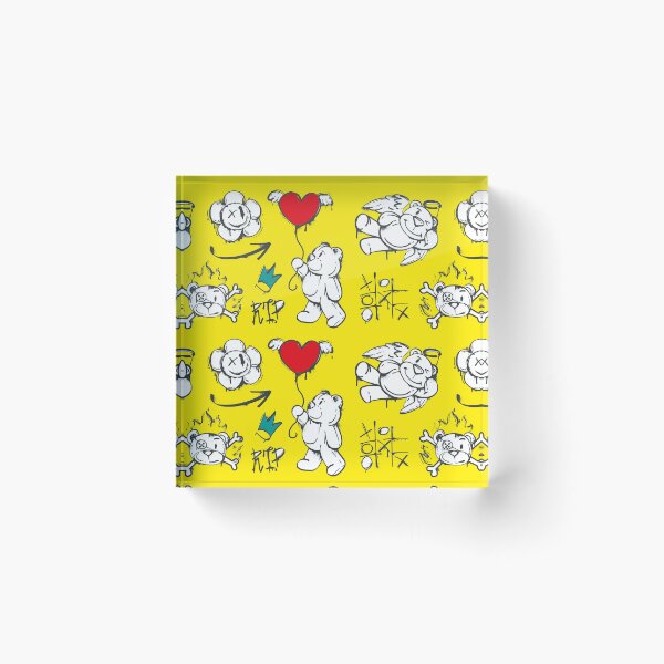 Item preview, cool graffiti pattern, cute teddy bear designed and sold by Mauswohn.