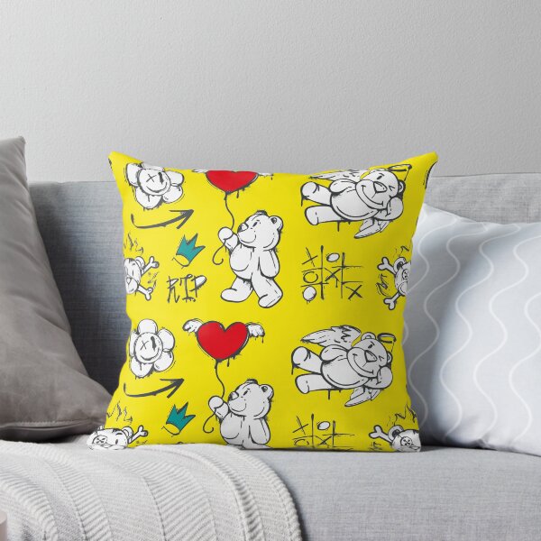 Item preview, cool graffiti pattern, cute teddy bear designed and sold by Mauswohn.