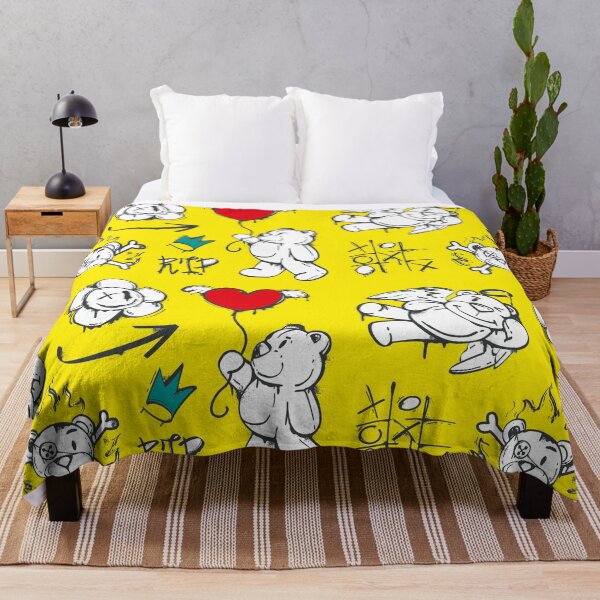 Item preview, cool graffiti pattern, cute teddy bear designed and sold by Mauswohn.