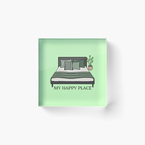 Item preview, My Happy Place Green Bed designed and sold by TSQ.