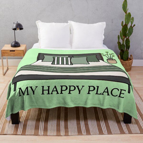Item preview, My Happy Place Green Bed designed and sold by TSQ.
