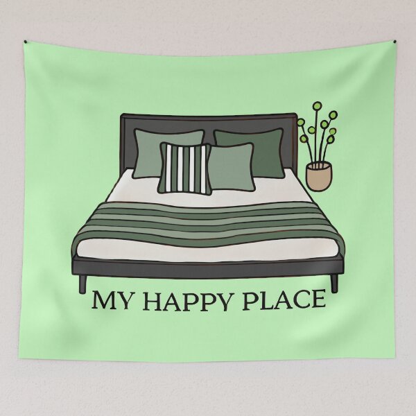 Item preview, My Happy Place Green Bed designed and sold by TSQ.