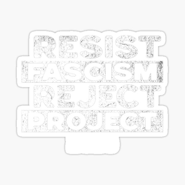 Artikel-Vorschau von Widerstehen Sie dem Faschismus Reject Project 2025 T-SHIRT, designt und verkauft von ViviWyco.