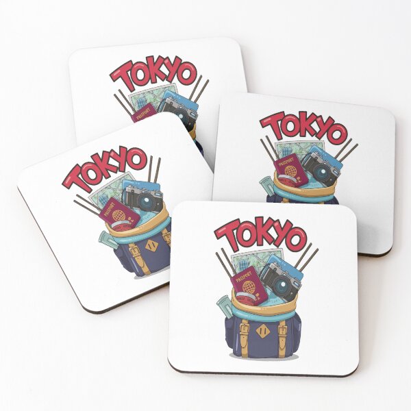 Item preview, Japan Tokyo Japanese Asia travel - Tokyo-Inspired Travel Backpacking designed and sold by stickercuffs.