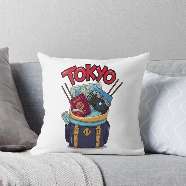 Item preview, Japan Tokyo Japanese Asia travel - Tokyo-Inspired Travel Backpacking designed and sold by stickercuffs.