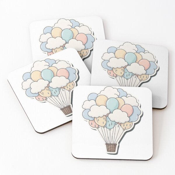 Item preview, Parachute design in graphic style  designed and sold by Pattern Vista Studio.