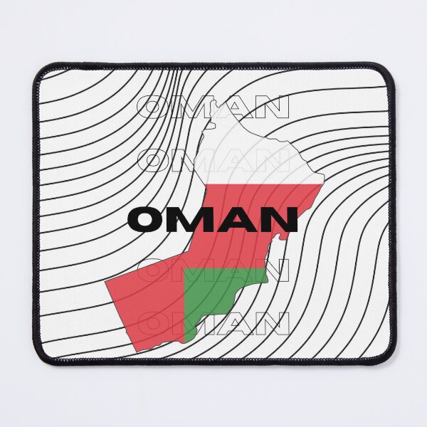 Item preview, Flag Map of Oman designed and sold by nyblydd.