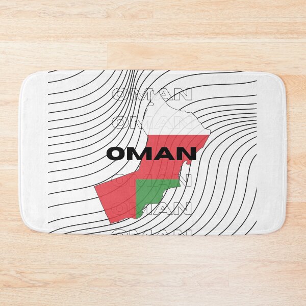 Item preview, Flag Map of Oman designed and sold by nyblydd.