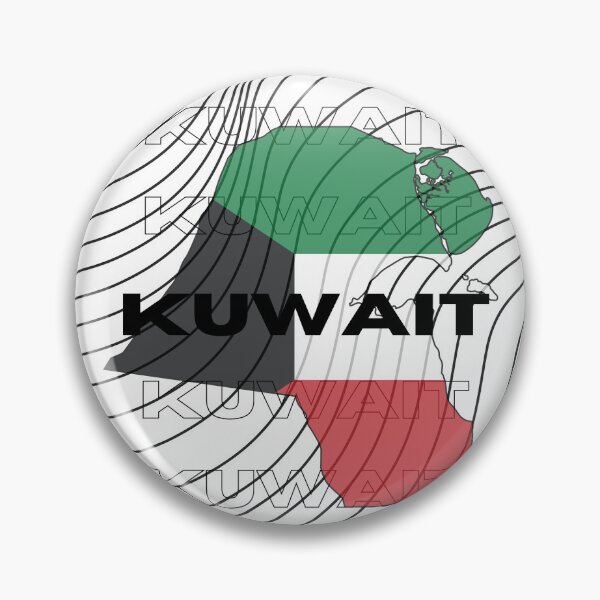 Item preview, Flag Map of Kuwait designed and sold by nyblydd.