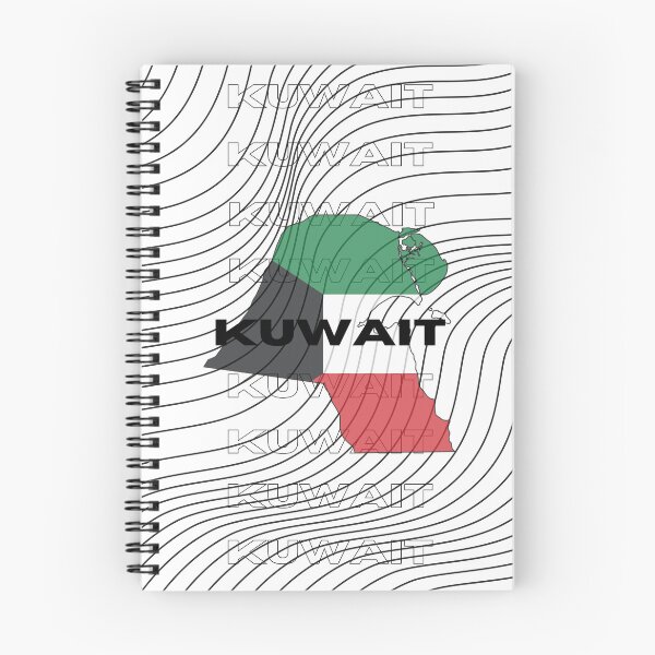 Artikelvorschau, Flaggenkarte von Kuwait entworfen und verkauft von nyblydd.