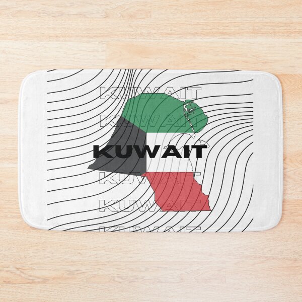 Item preview, Flag Map of Kuwait designed and sold by nyblydd.