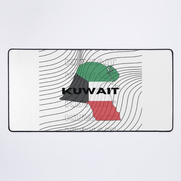 Item preview, Flag Map of Kuwait designed and sold by nyblydd.