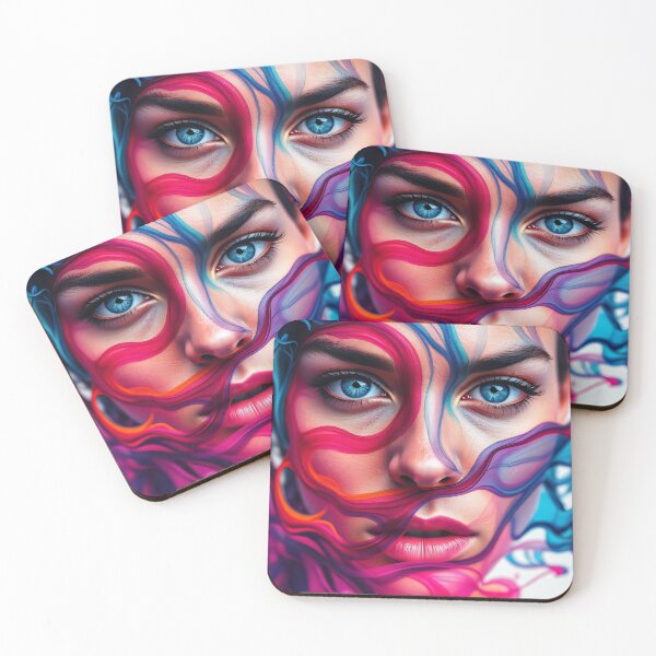 Item preview, Vivid Vision – Surreal Portrait of Color and Emotion designed and sold by FoisonDesigns.