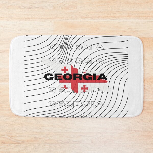 Item preview, Flag Map of Georgia designed and sold by nyblydd.