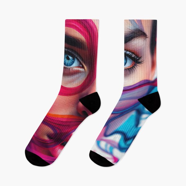 Item preview, Vivid Vision – Surreal Portrait of Color and Emotion designed and sold by FoisonDesigns.