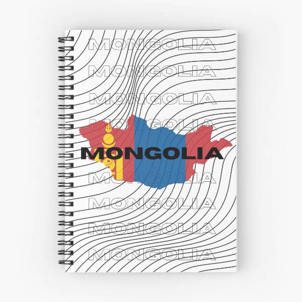 Item preview, Flag Map of Mongolia designed and sold by nyblydd.