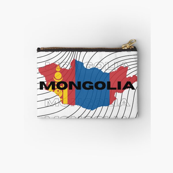 Item preview, Flag Map of Mongolia designed and sold by nyblydd.