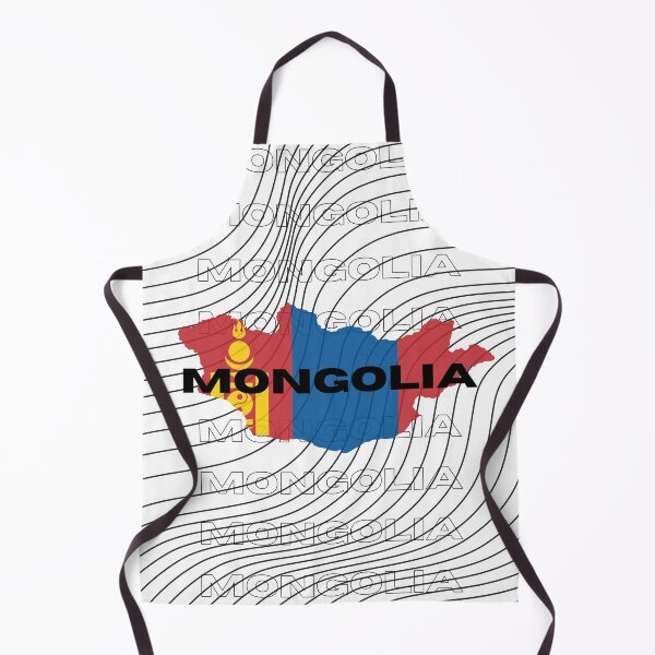 Item preview, Flag Map of Mongolia designed and sold by nyblydd.