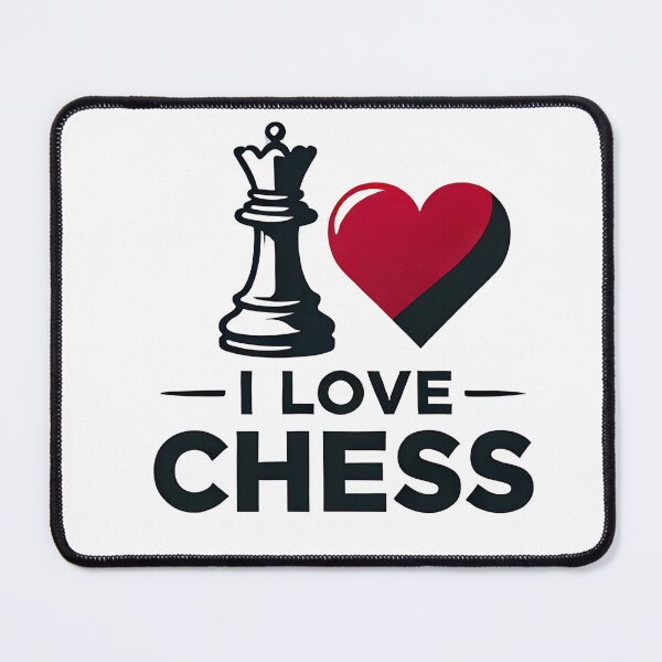 Item preview, I Love Chess Design designed and sold by Your Chess Vault.