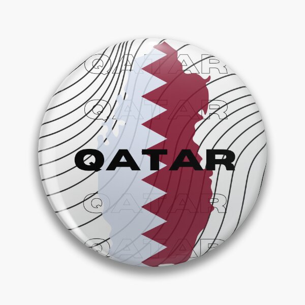 Item preview, Flag Map of Qatar designed and sold by nyblydd.