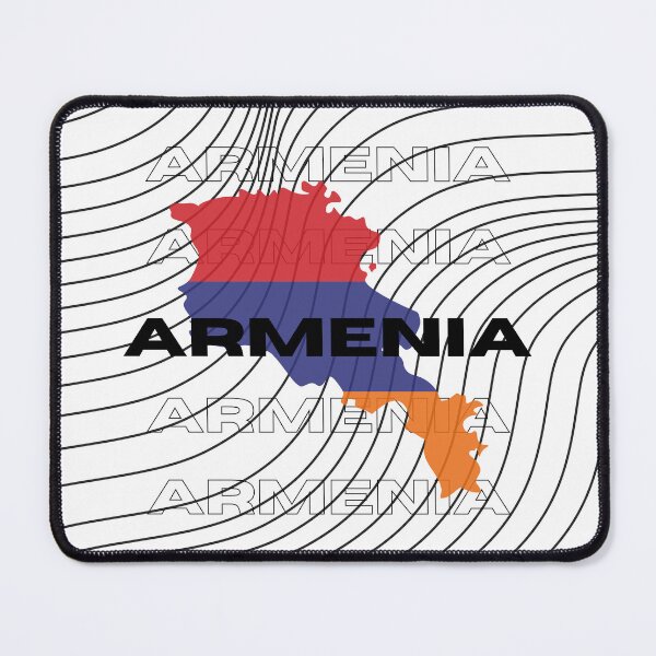 Item preview, Flag Map of Armenia designed and sold by nyblydd.