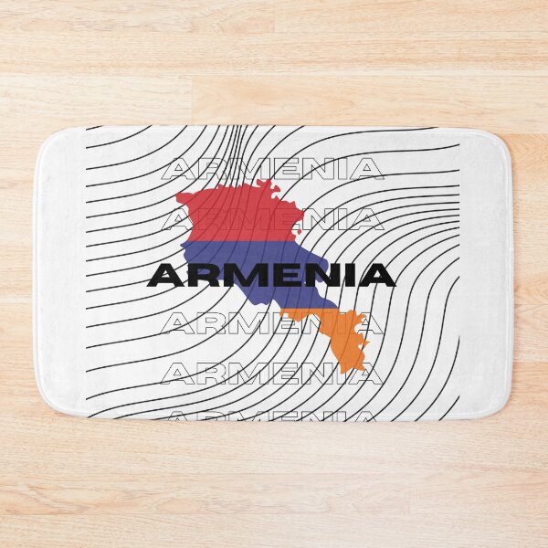 Item preview, Flag Map of Armenia designed and sold by nyblydd.
