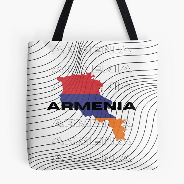 Item preview, Flag Map of Armenia designed and sold by nyblydd.