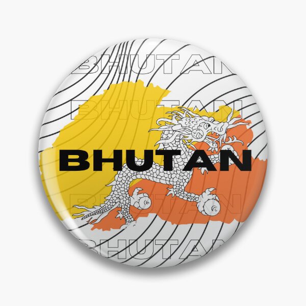 Item preview, Flag Map of Bhutan designed and sold by nyblydd.