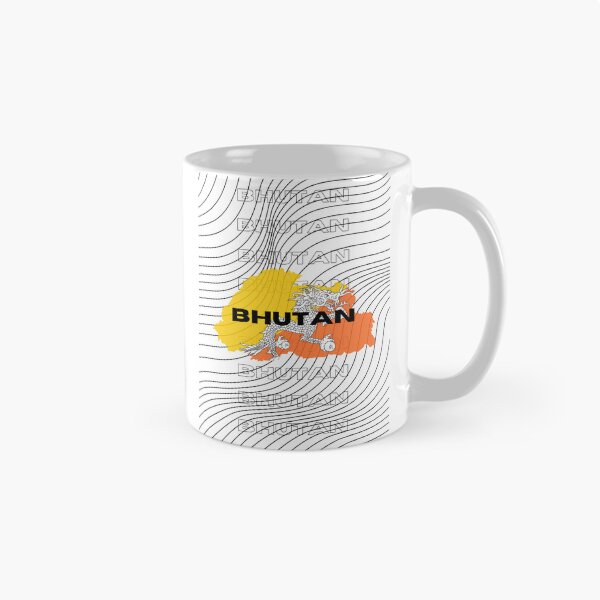 Item preview, Flag Map of Bhutan designed and sold by nyblydd.