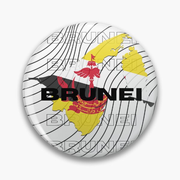 Item preview, Flag Map of Brunei designed and sold by nyblydd.