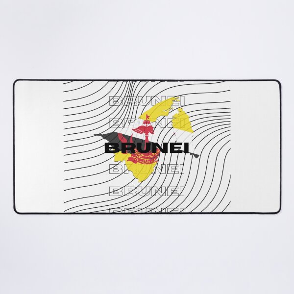Item preview, Flag Map of Brunei designed and sold by nyblydd.