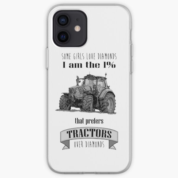 Le 1% qui aime les tracteurs Coque souple iPhone