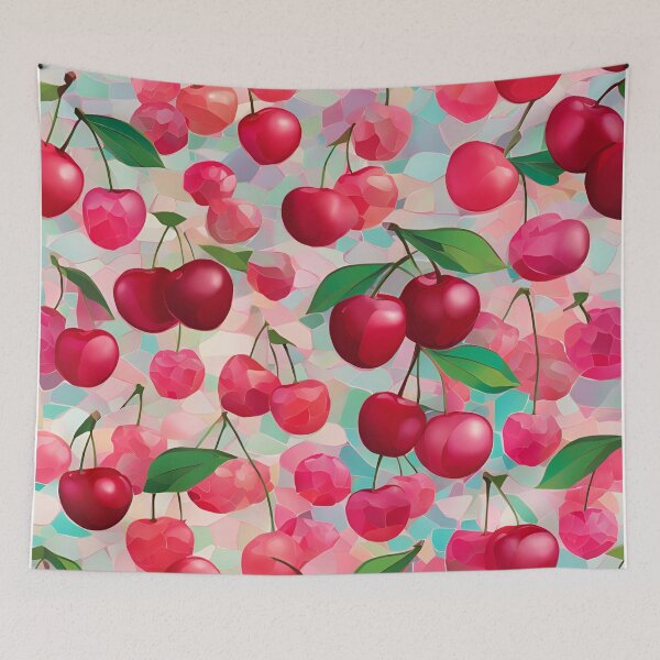 Item preview, Pastel Cherry Mosaic Pattern designed and sold by Glam-OOTD.